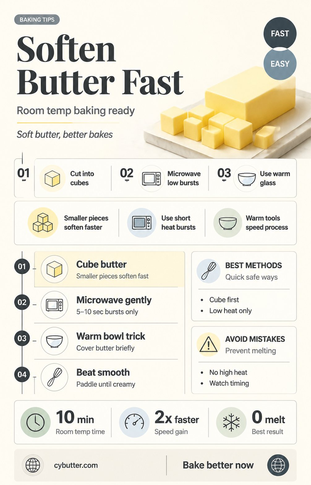 how to get butter to room temp for baking