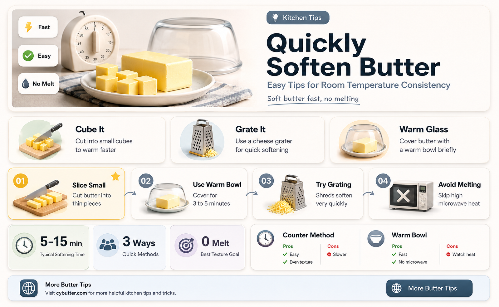 how to get a stick of butter to room temperature