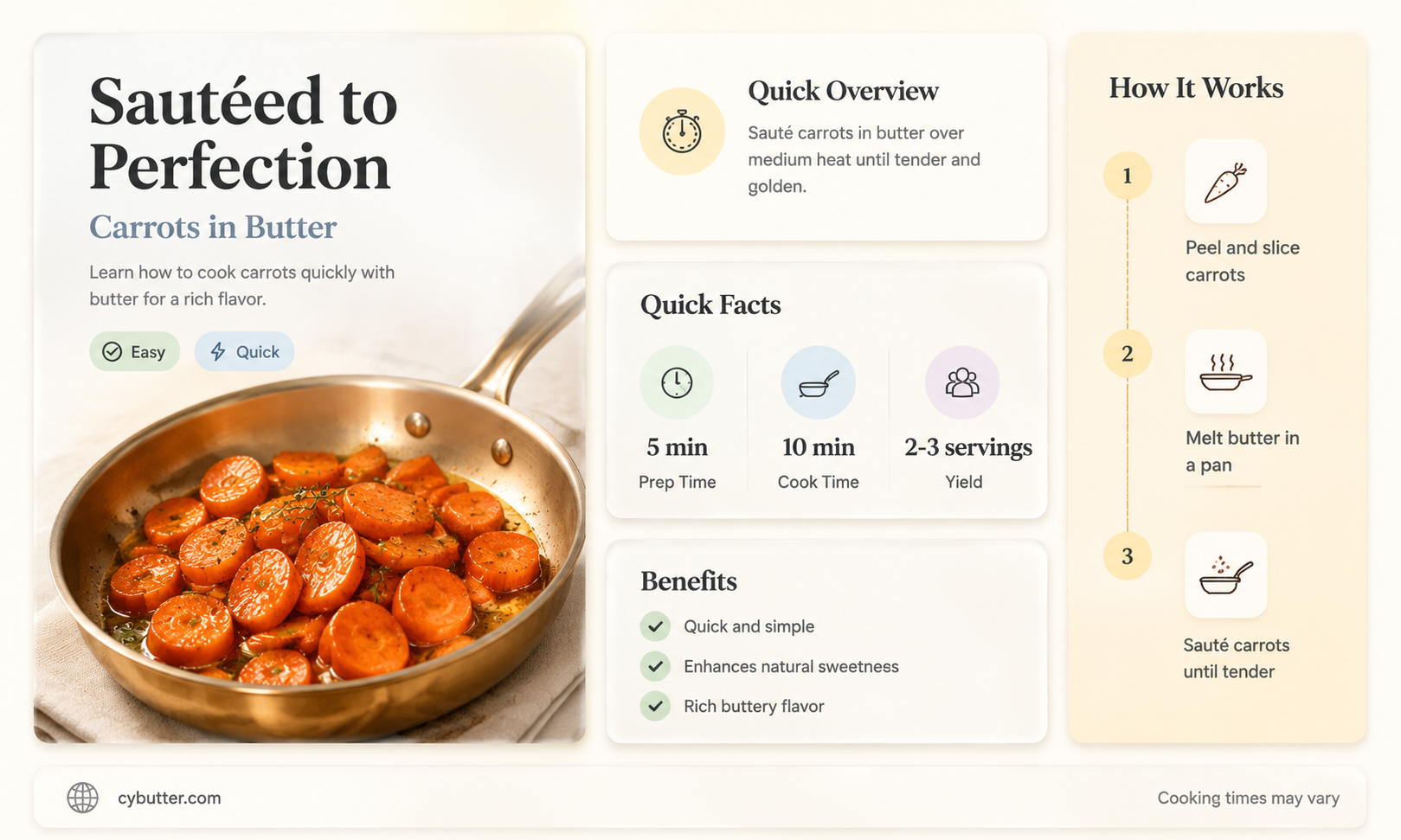 how to cook carrots in a pan with butter