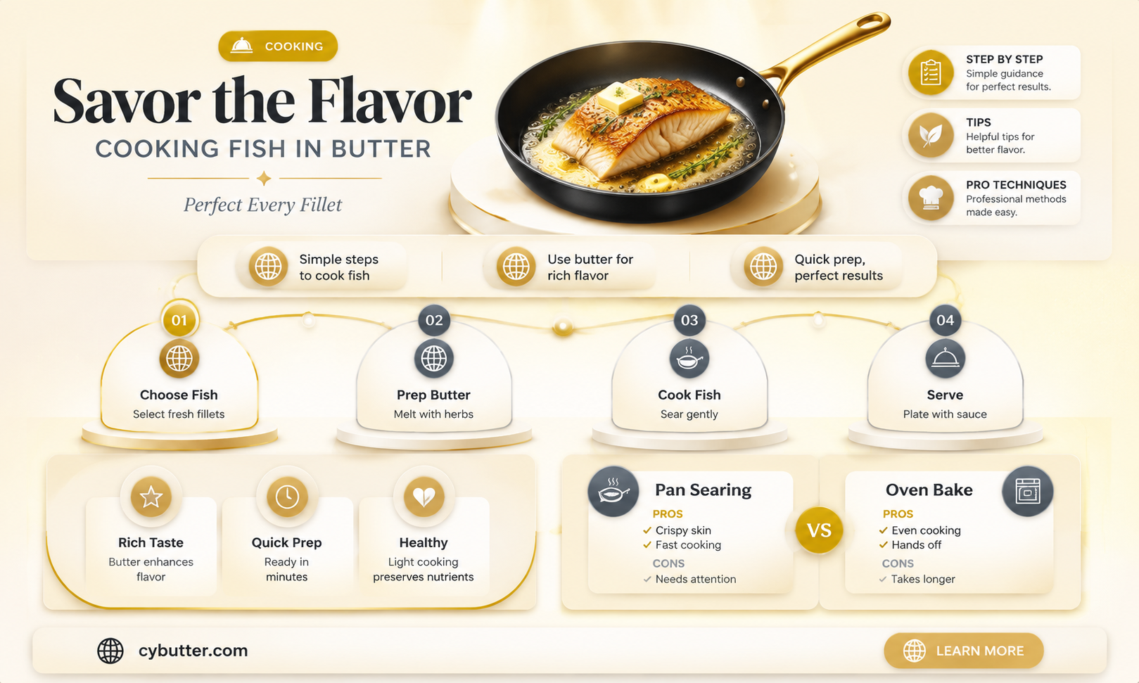 how to cook fish in butter