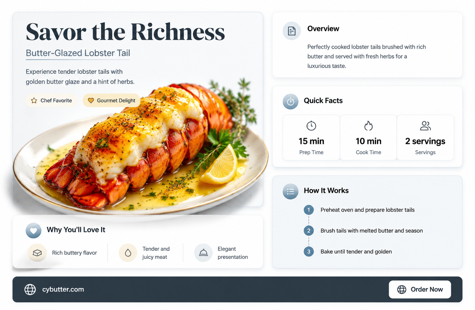 how to cook lobster tail in butter