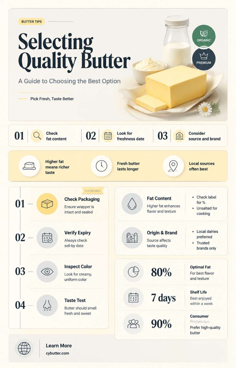 how to choose good butter