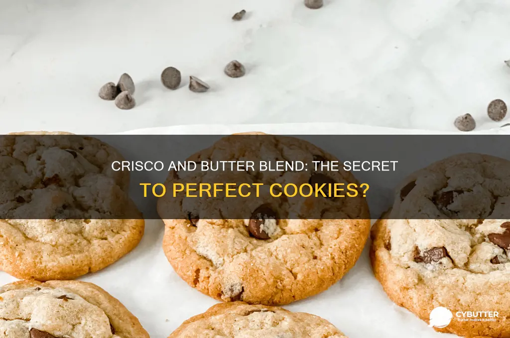 should i mix crisco with butter for good cookies