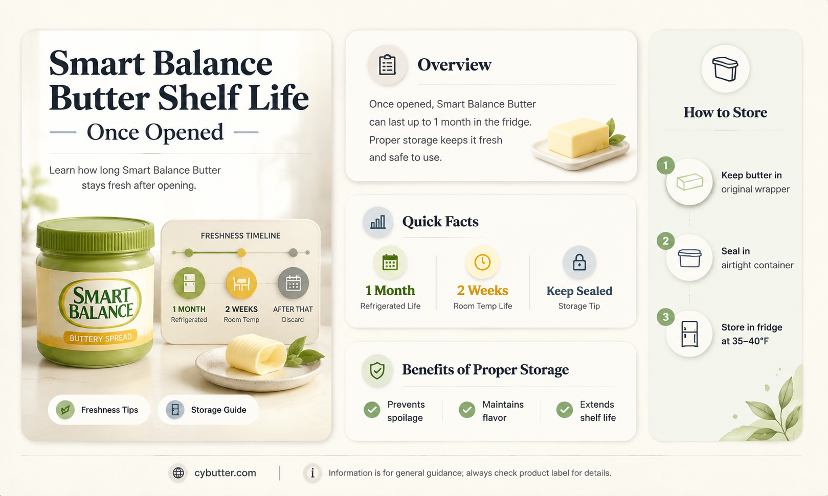 how long is smart balance butter good for once opened