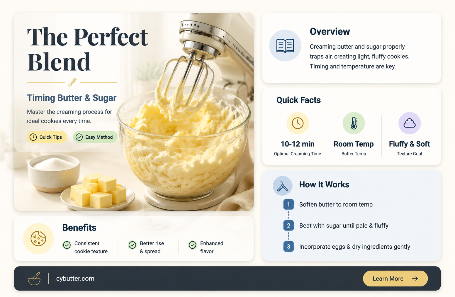 how long to cream butter and sugar for cookies