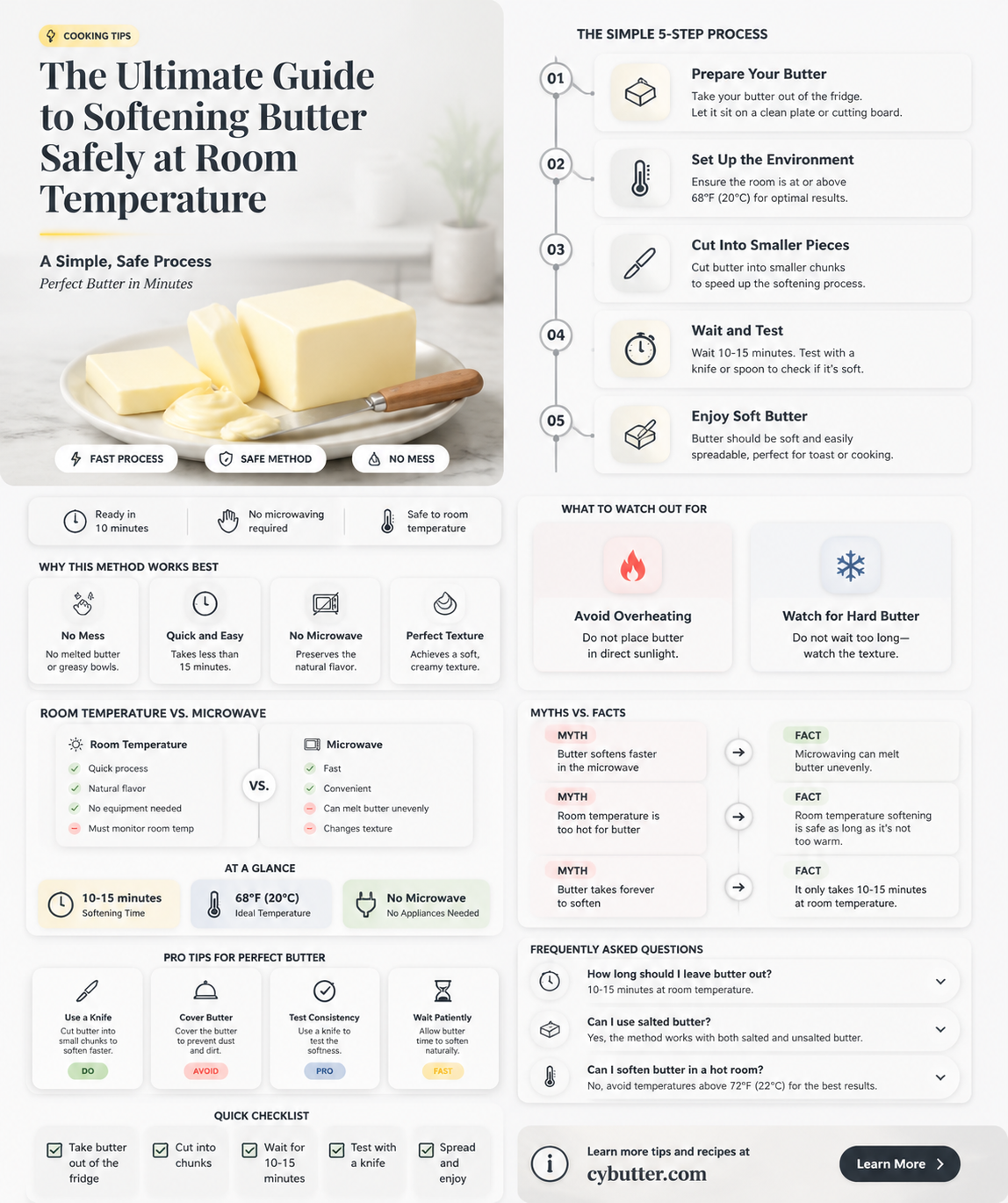 how long can you leave butter out to soften