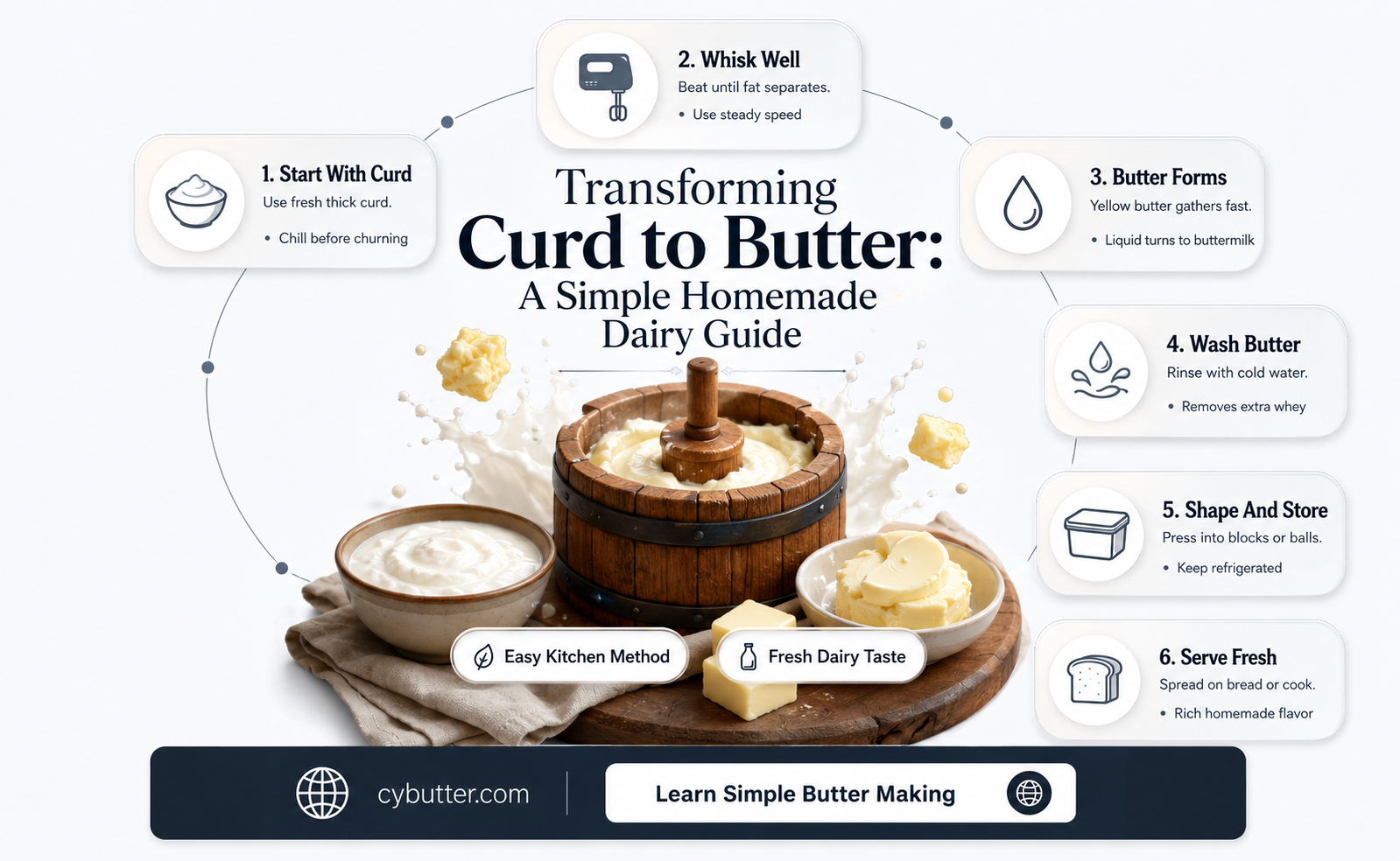 how to get butter from curd