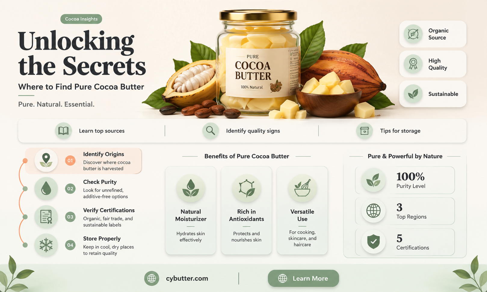 how to buy pure cocoa butter