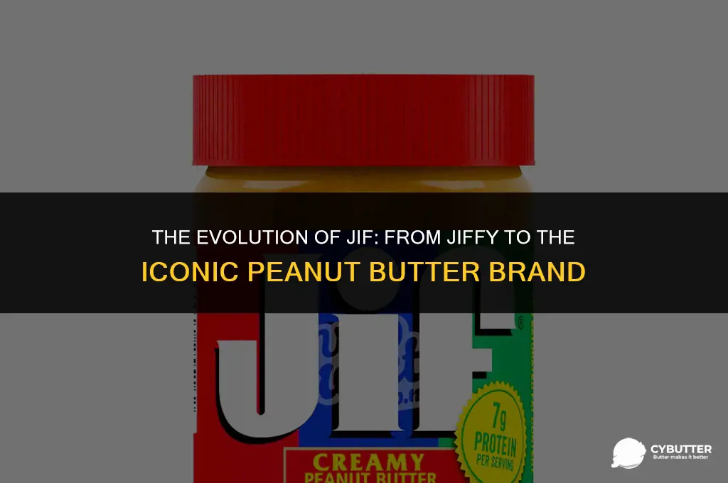was jif peanut butter ever called jiffy
