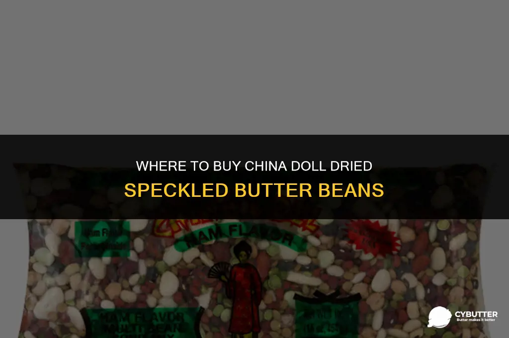 were to buy china doll dried speckled butter beans
