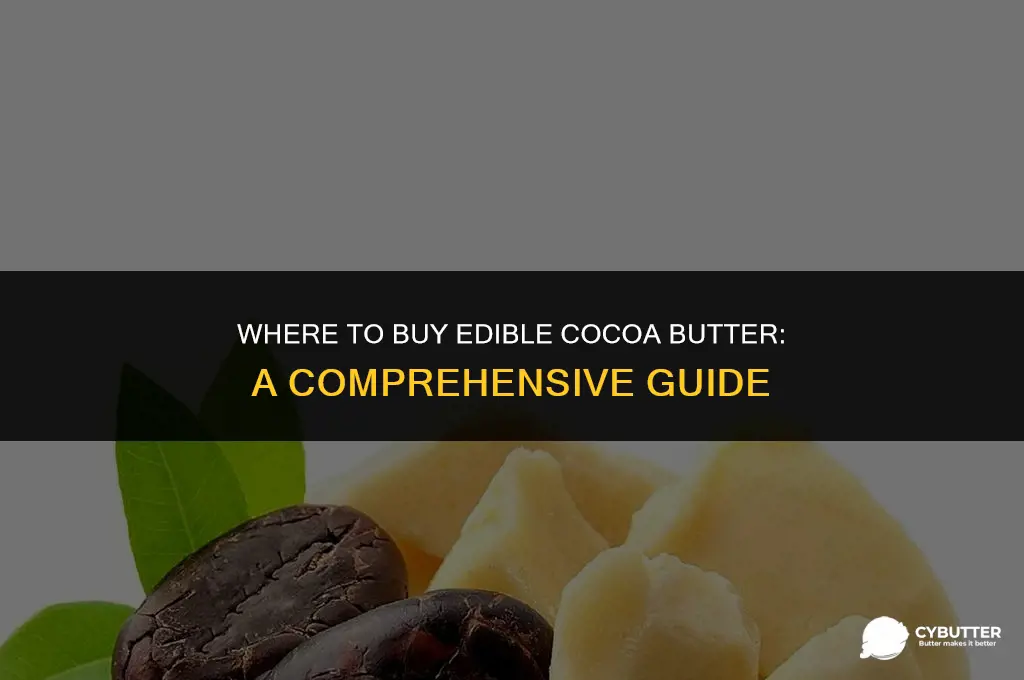 were to buy edible cocoa butter