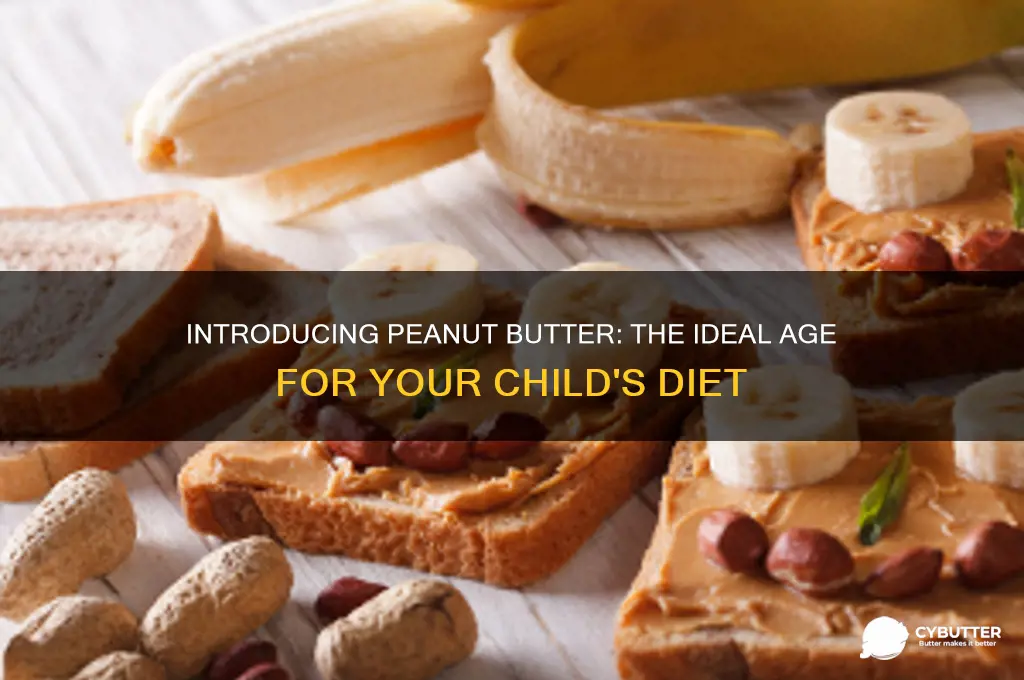 what age is good to introduce peanut butter