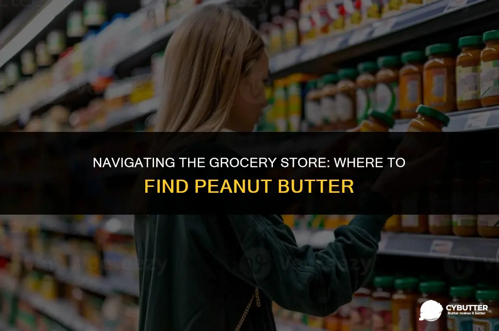 what aisle is peanut butter in