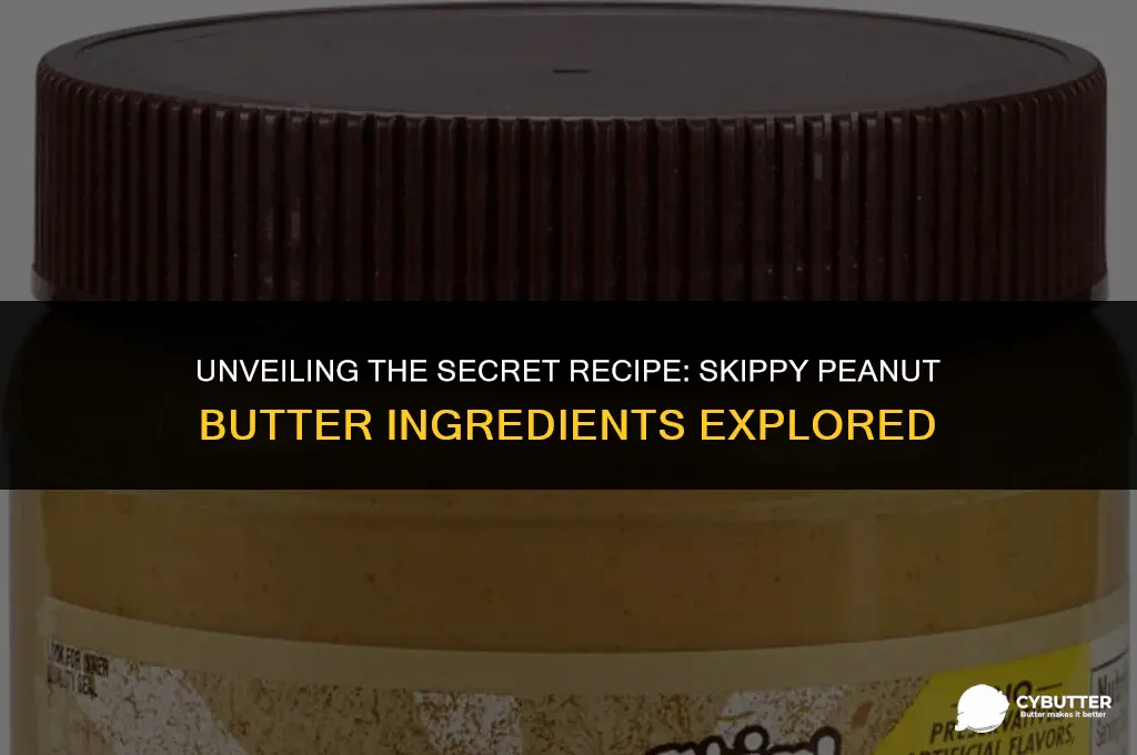 what are the ingredients in skippy peanut butter