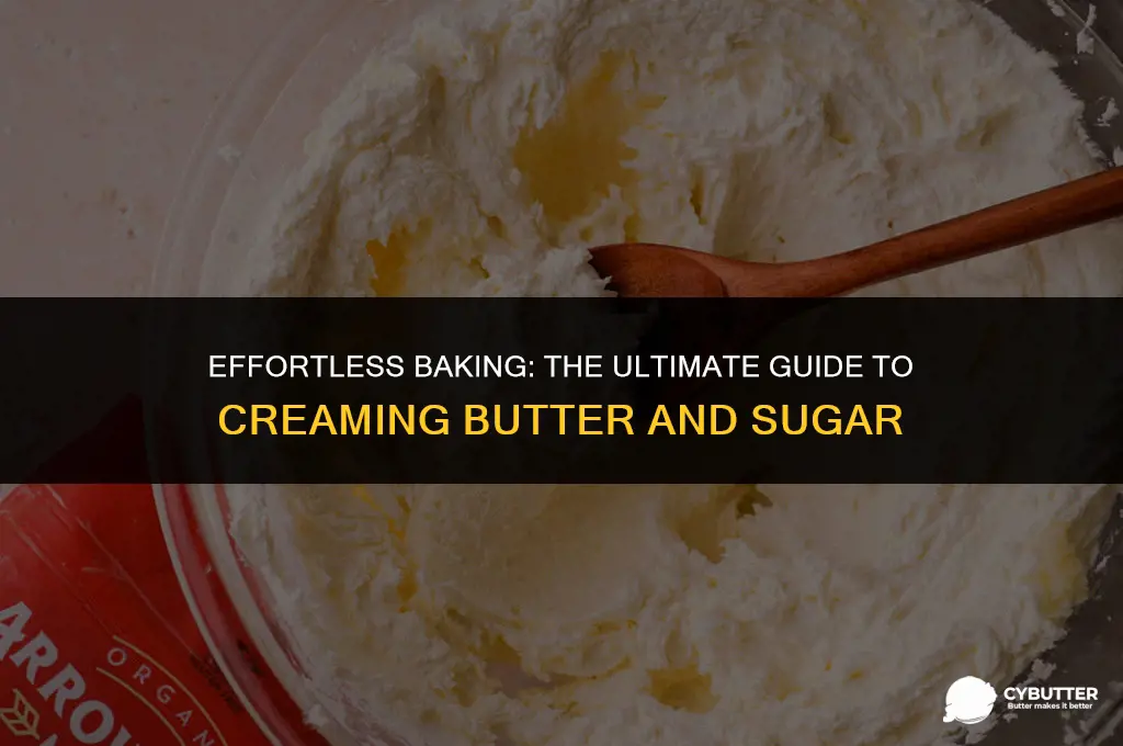 what attachment do you use to cream butter and sugar