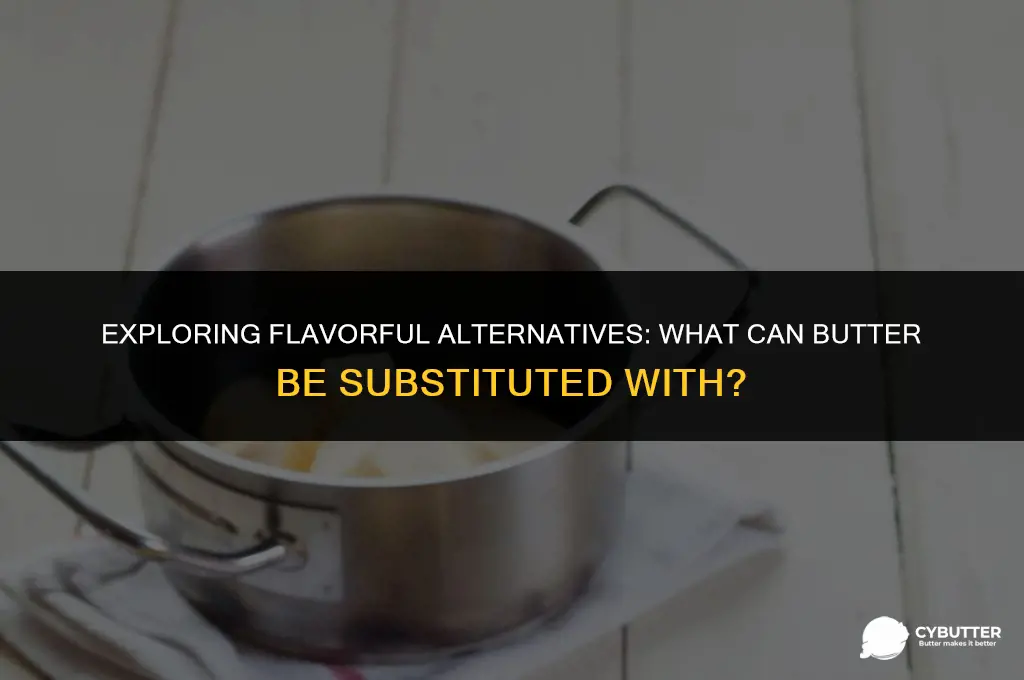 what can butter be substituted with