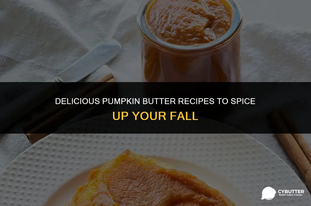 what can i make with pumpkin butter
