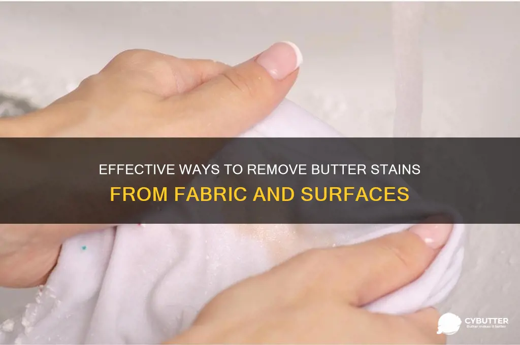 what can you get to get out a butter stain