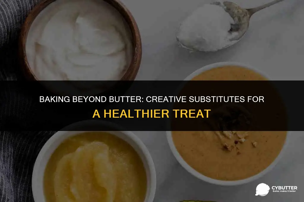 what can you replace butter with in baking