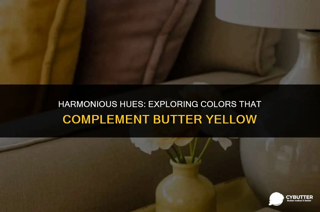what color goes good with butter yellow