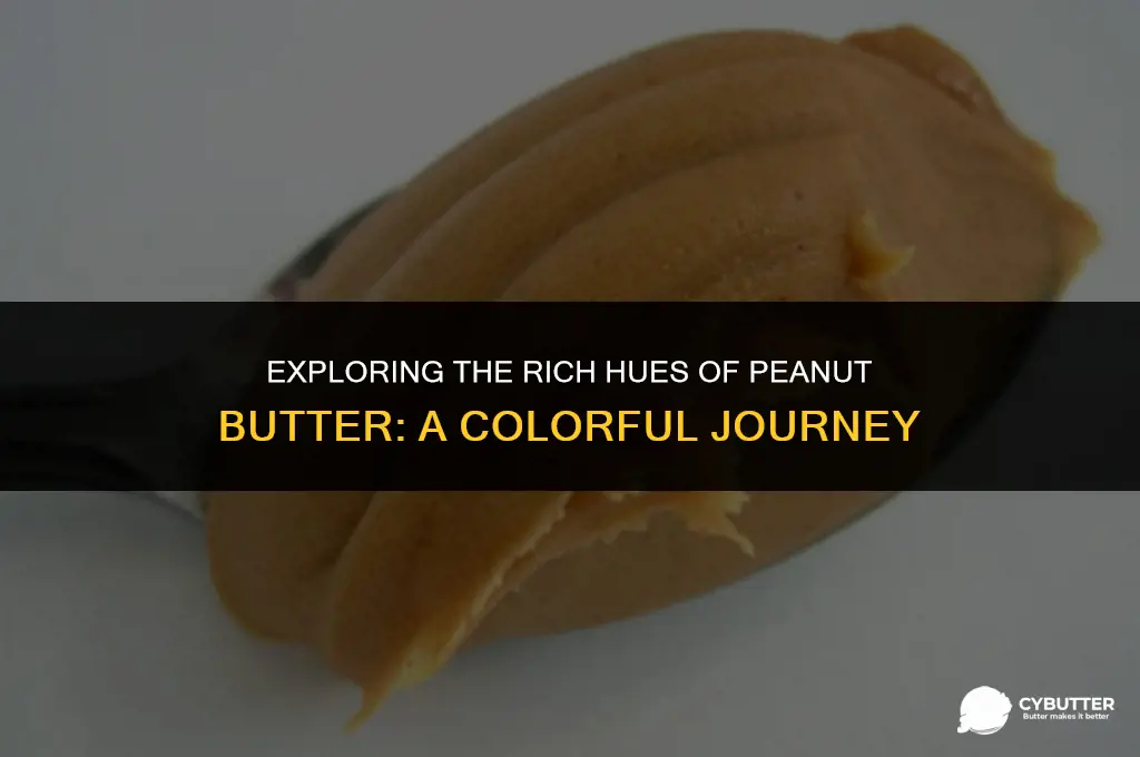 what colour is peanut butter