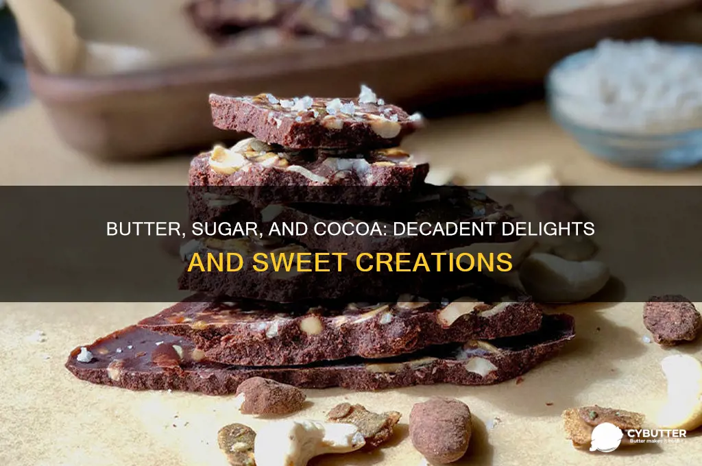 what do you get butter sugar and coacoa