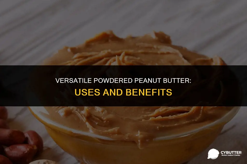 what do you use powdered peanut butter for
