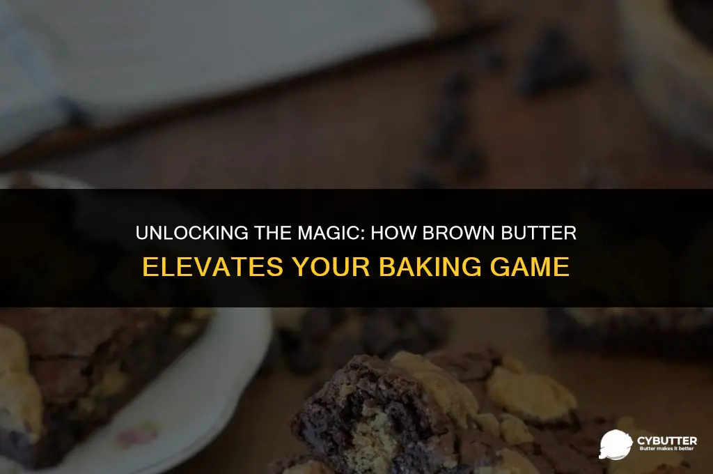 what does brown butter do for baked goods