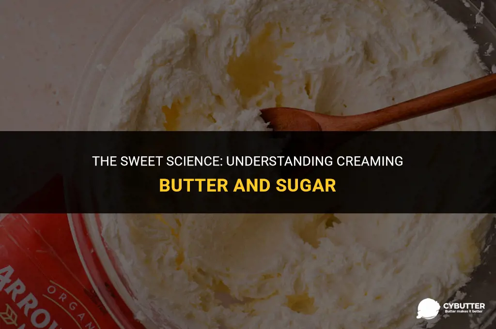 what does creaming butter and sugar mean