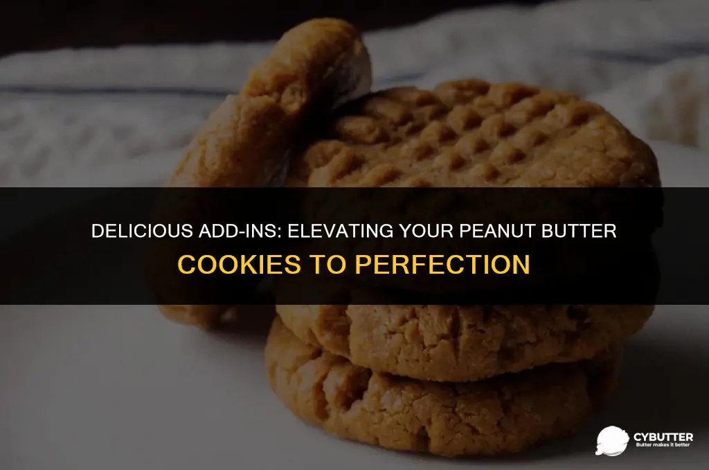 what goes good in peanut butter cookies