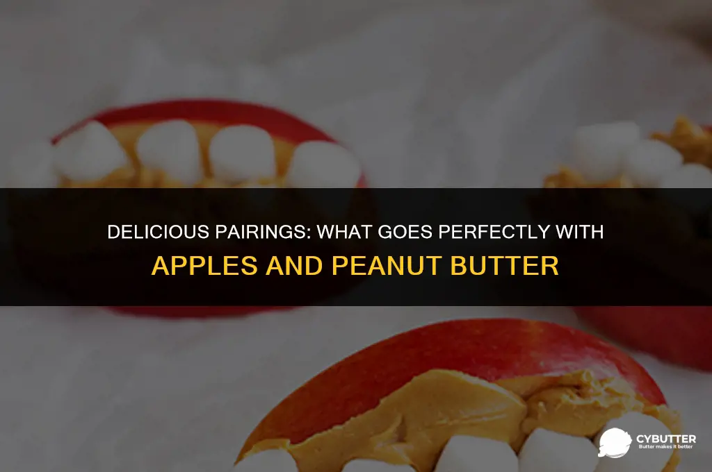 what goes good with apples and peanut butter