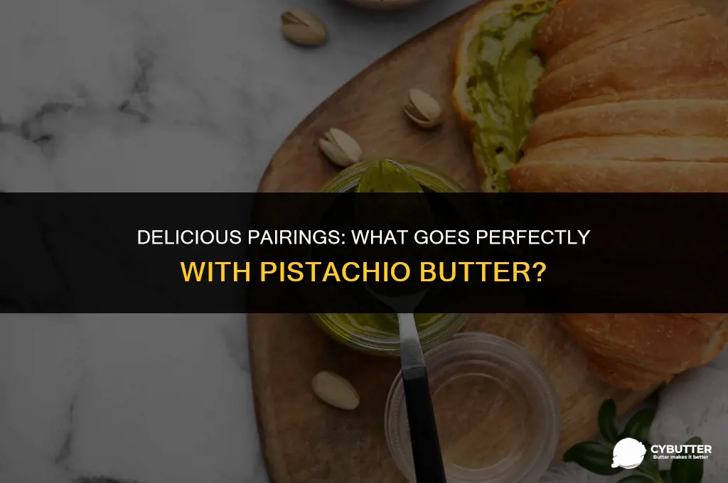 what goes good with pistachio butter