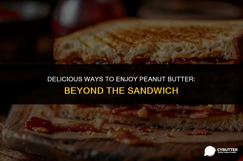 what good to put peanut butter on