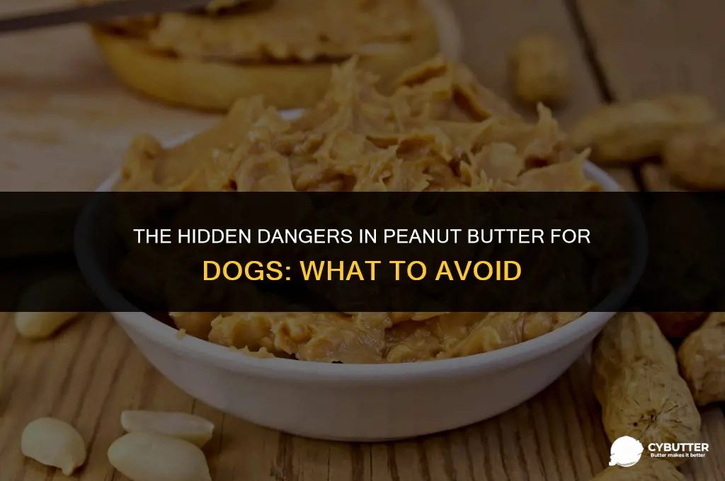 what in peanut butter is not good for dogs