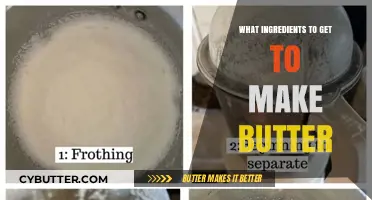 Essential Ingredients for Homemade Butter: A Simple Shopping Guide