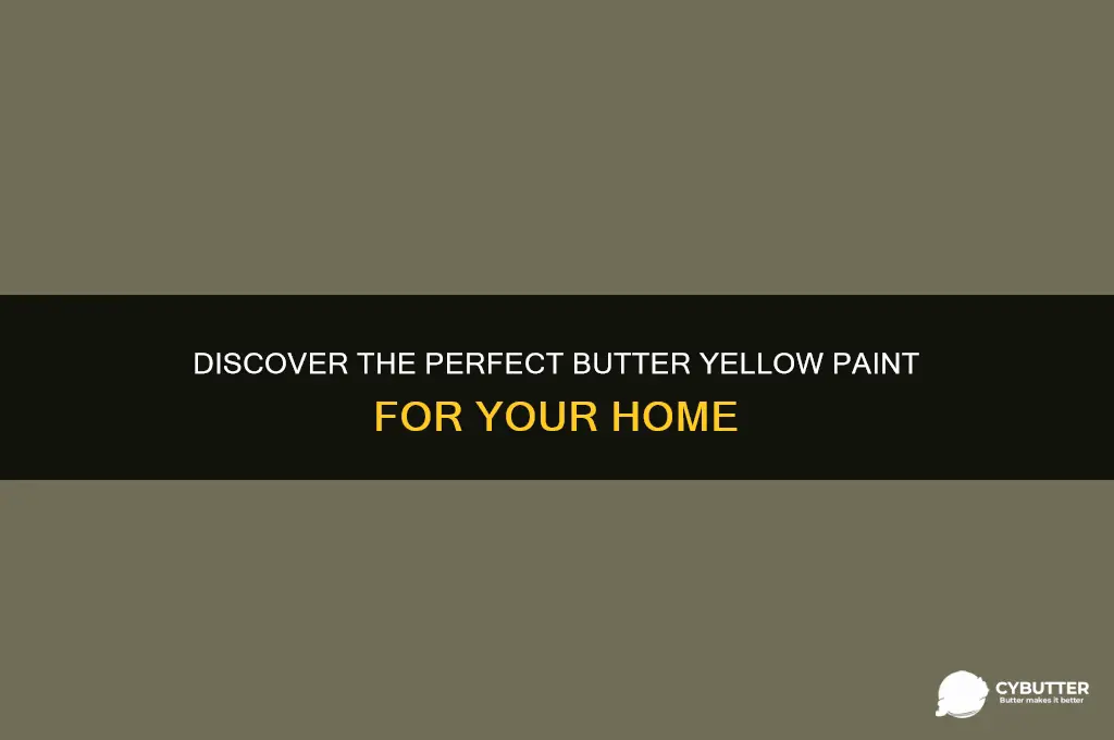 what is a good butter yellow paint color