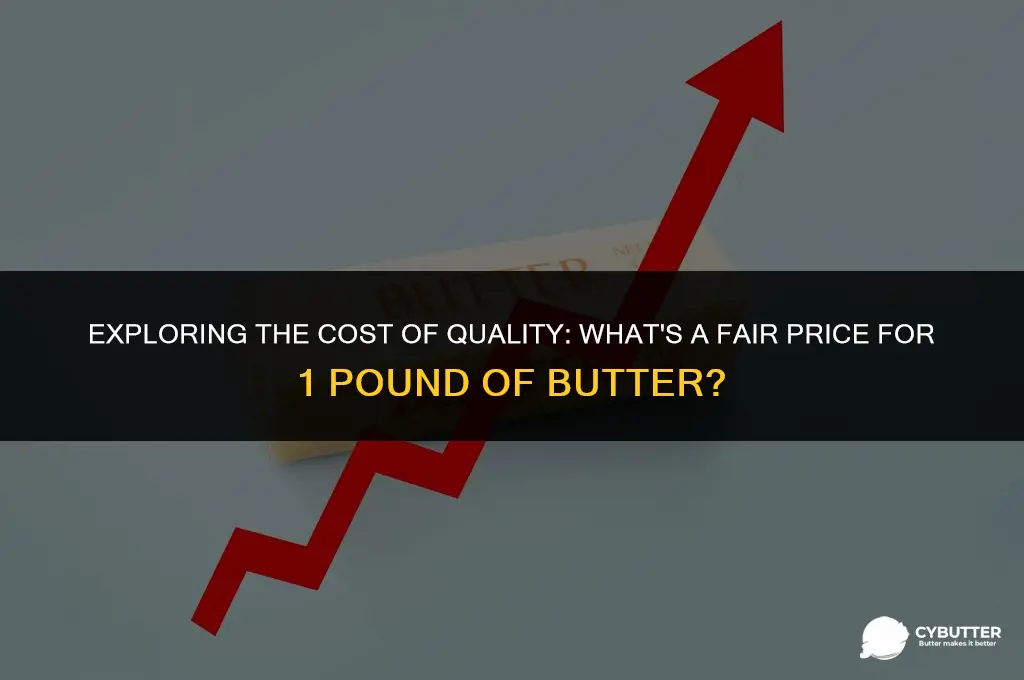 what is a good price for 1 pound of butter