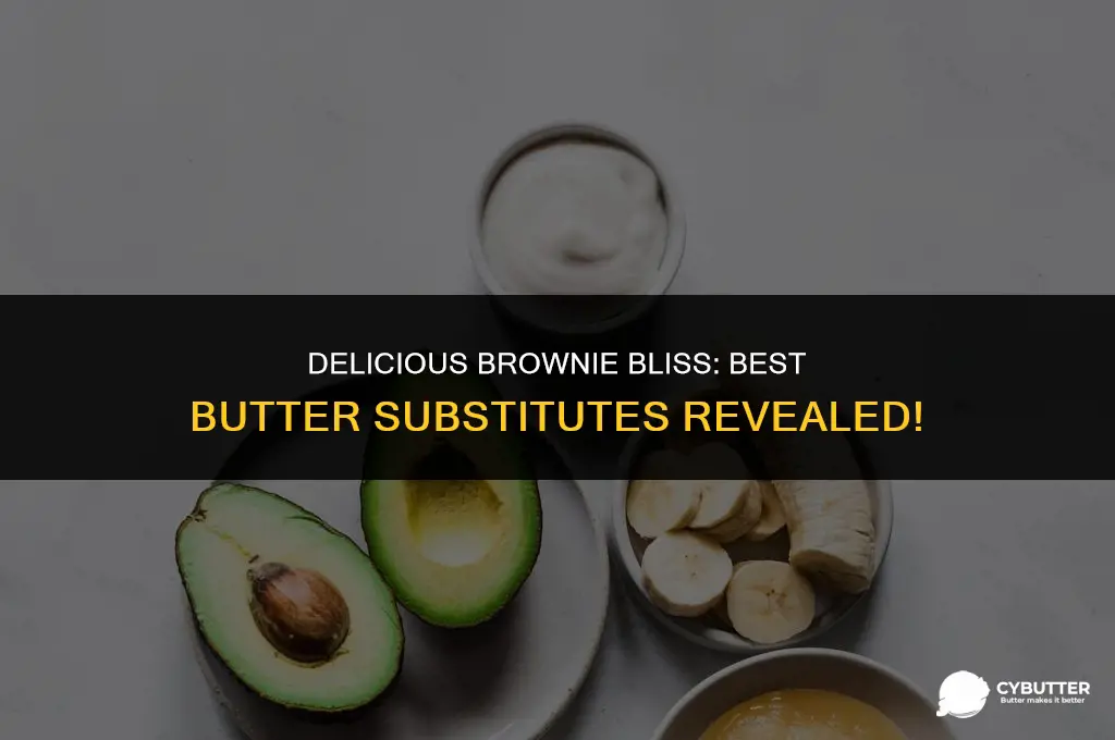 what is a good substitute for butter in brownies