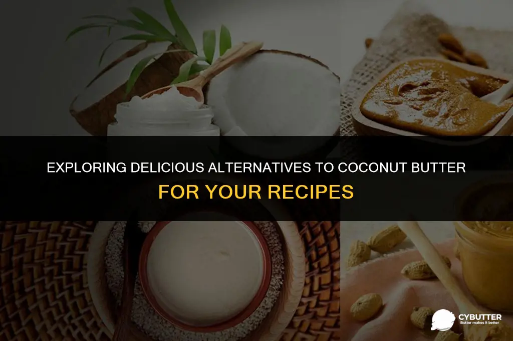 what is a good substitute for coconut butter