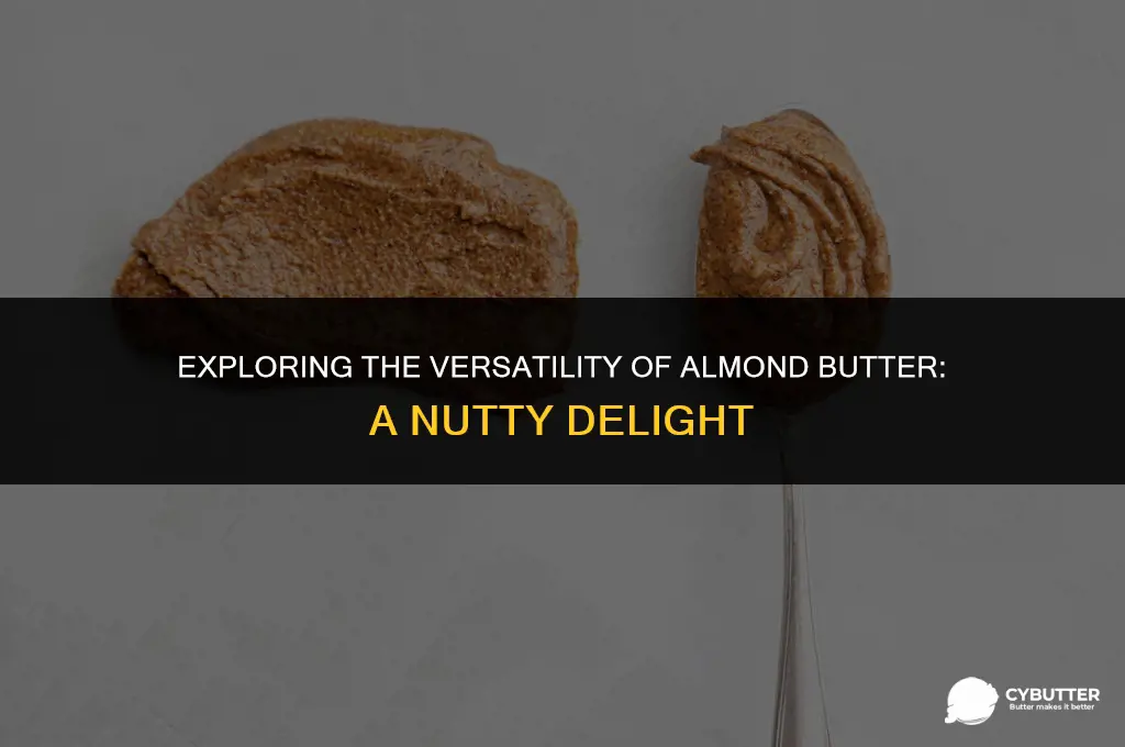 what is almond butter used for