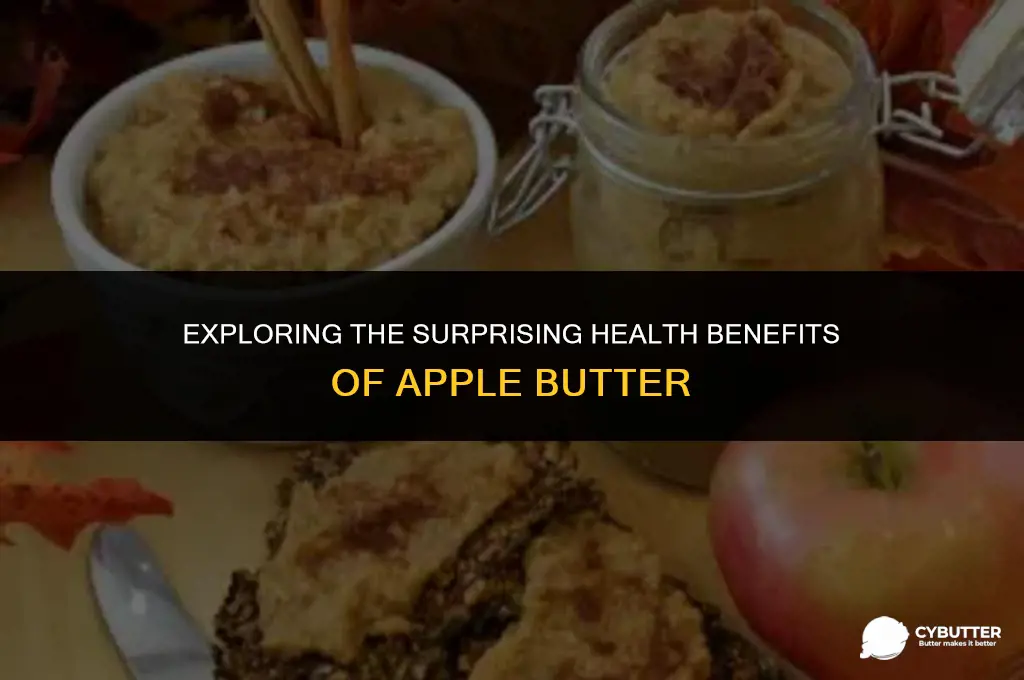 what is apple butter good for