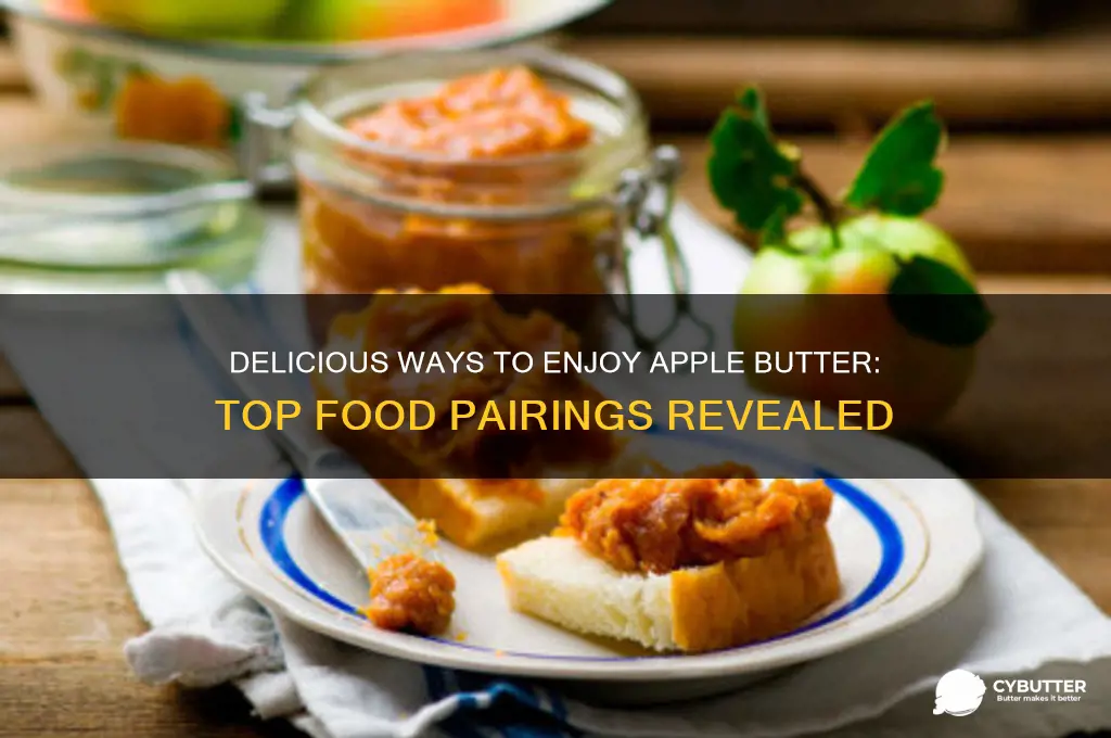 what is apple butter good on