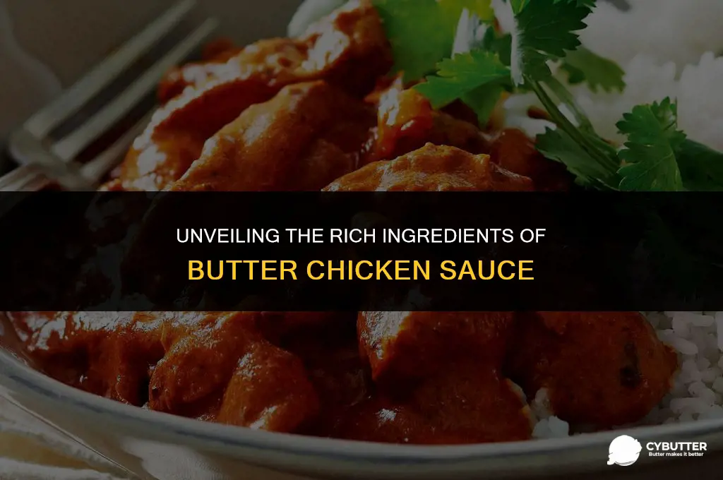 what is butter chicken sauce made of