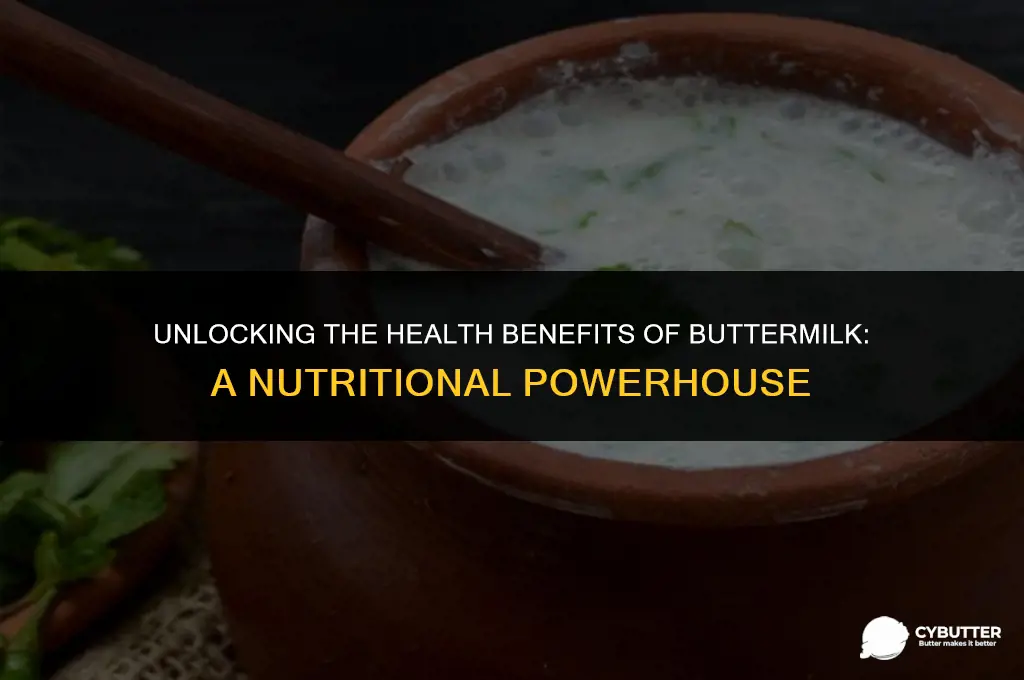 what is butter milk good for