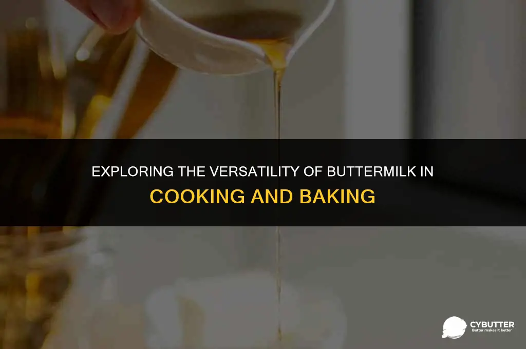 what is butter milk used for
