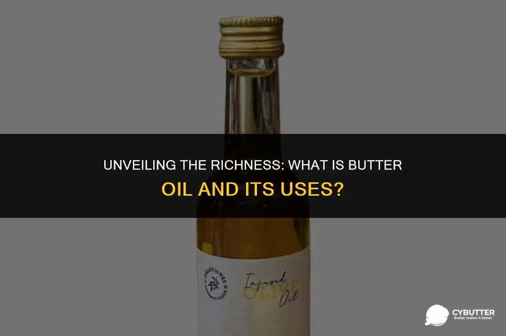 what is butter oil