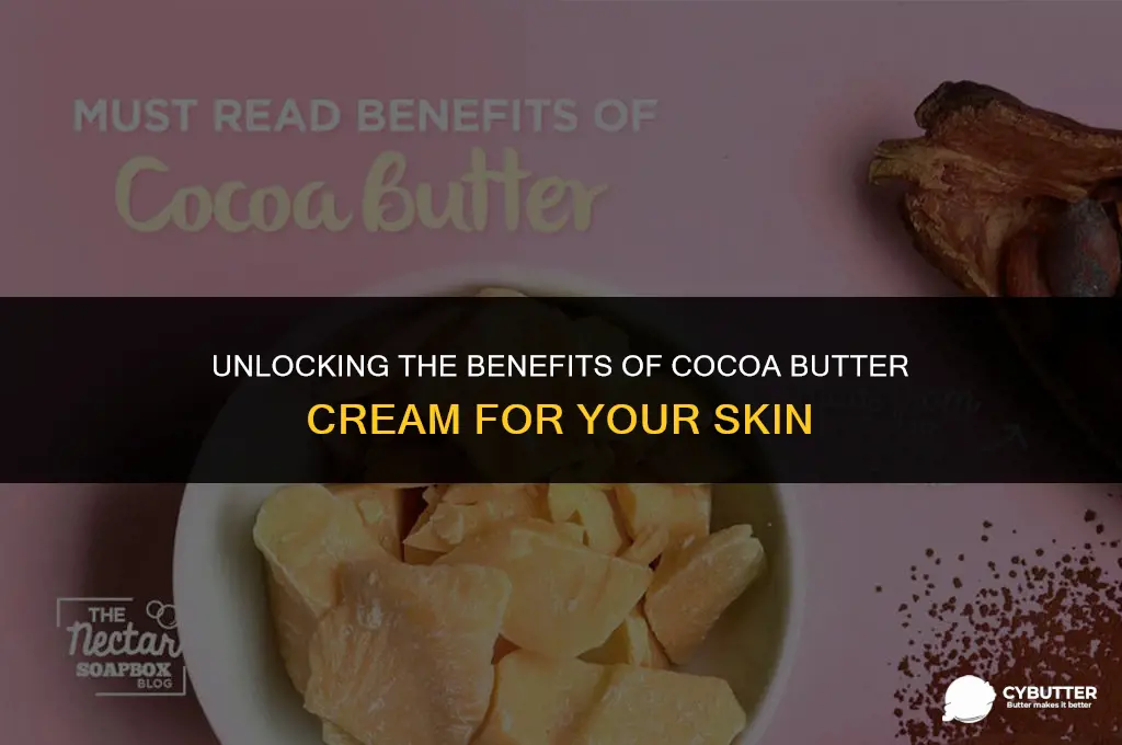 what is cocoa butter cream good for