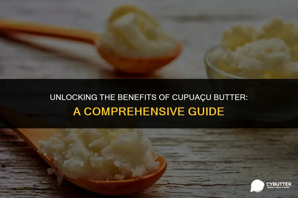 what is cupuacu butter good for