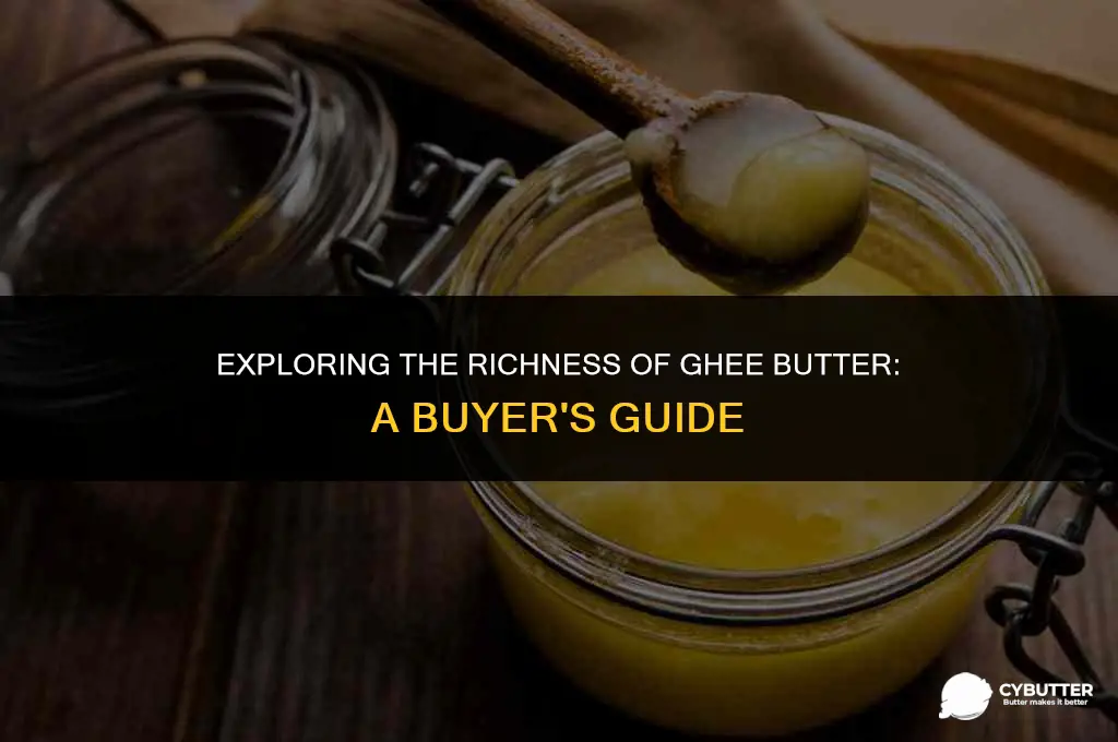 what is ghee butter buy
