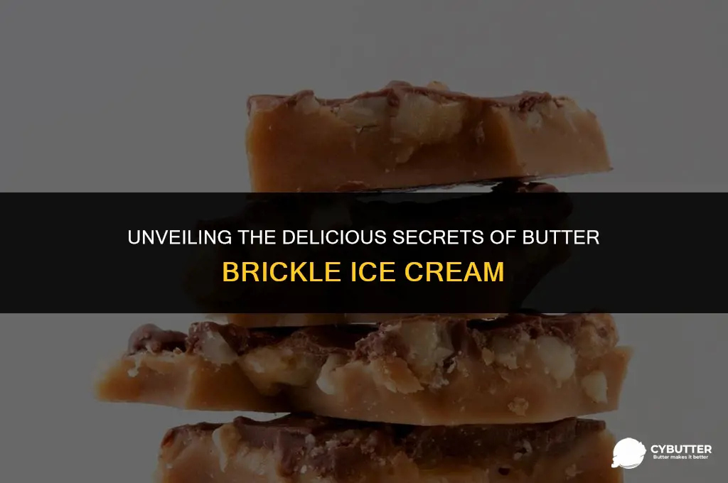 what is in butter brickle ice cream